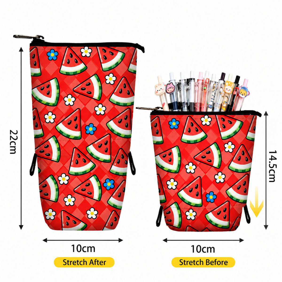 Transformable Standing Pencil Case - Fruit Collection