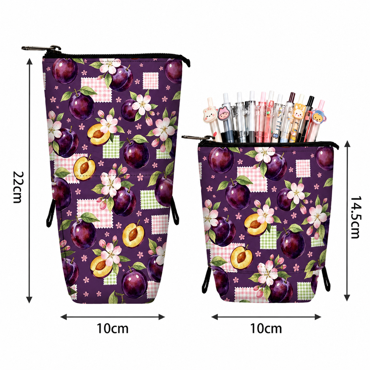 Transformable Standing Pencil Case - Fruit Collection