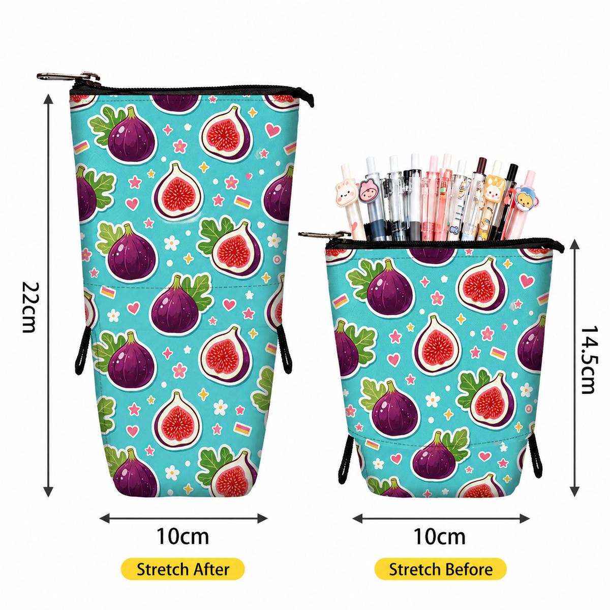 Transformable Standing Pencil Case - Fruit Collection