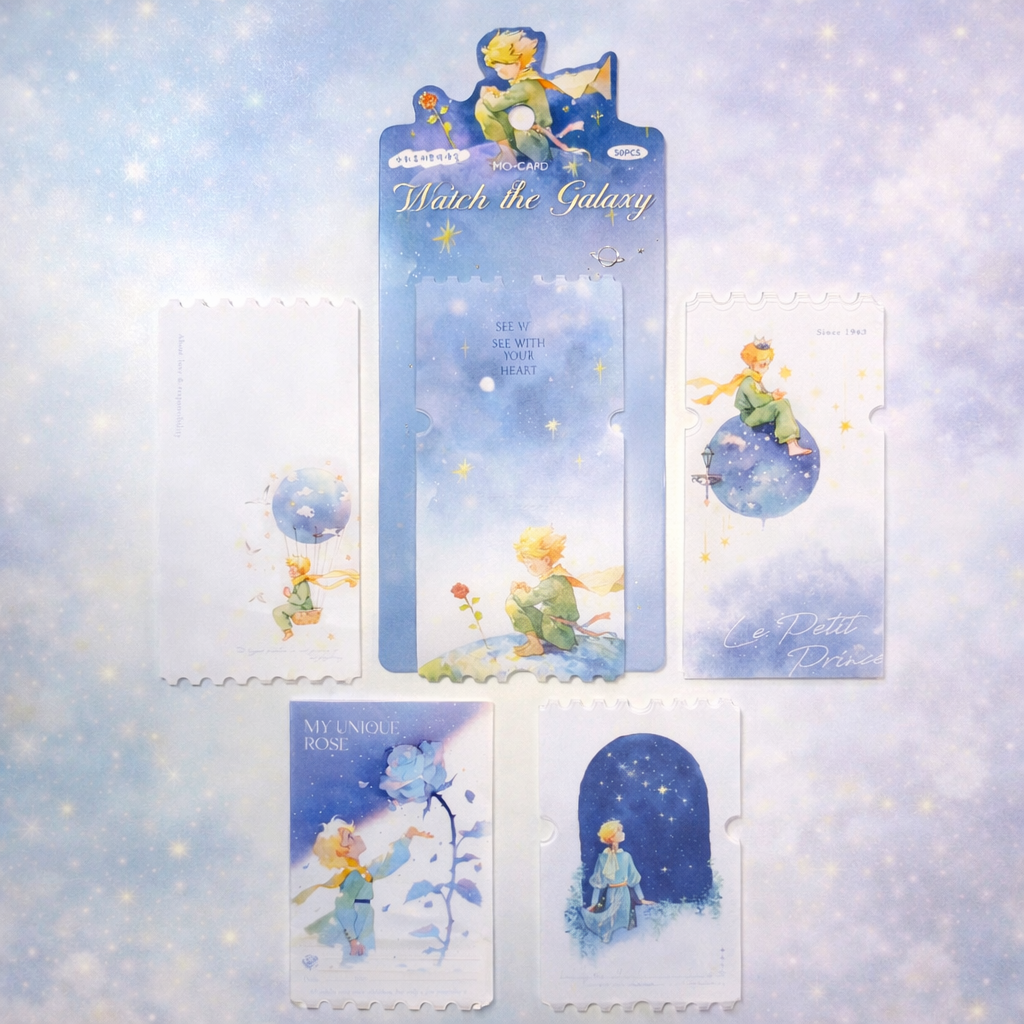 Little Prince Inspired Journaling Cards (50 pcs)