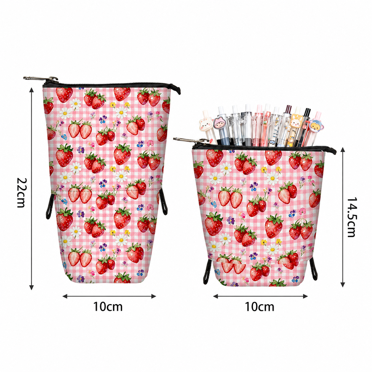 Transformable Standing Pencil Case - Fruit Collection