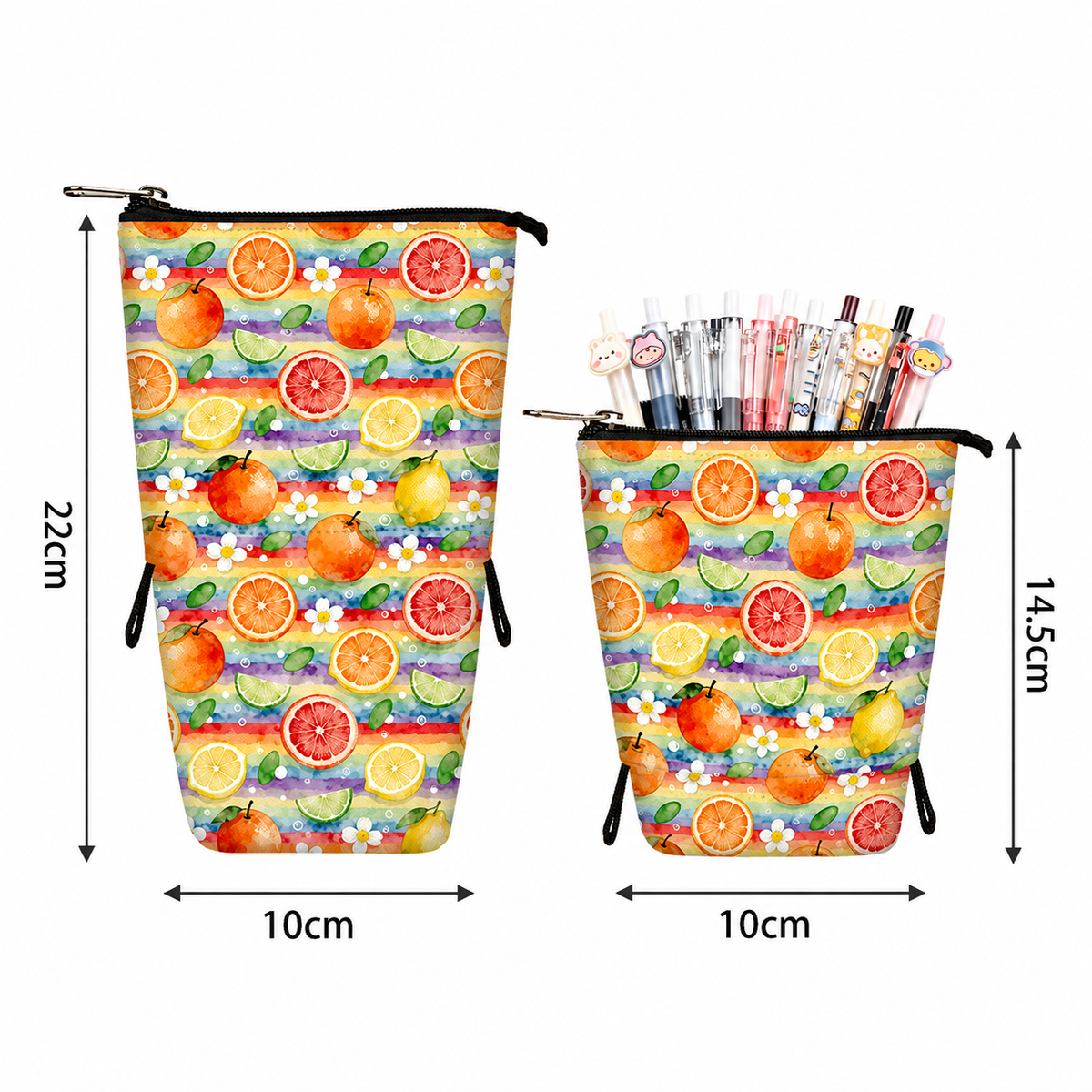 Transformable Standing Pencil Case - Fruit Collection
