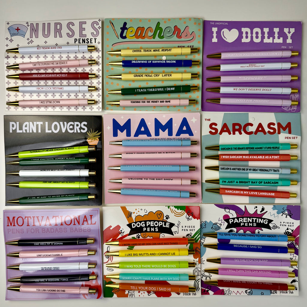 Funny Quote Pen Set