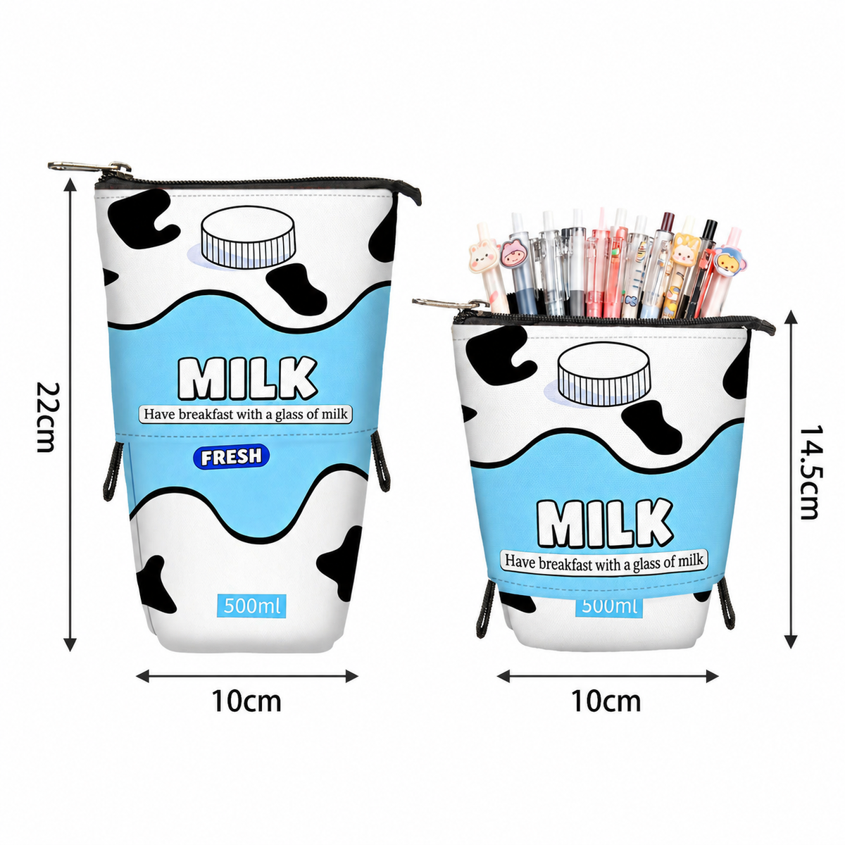 Transformable Standing Pencil Case - Snack Collection