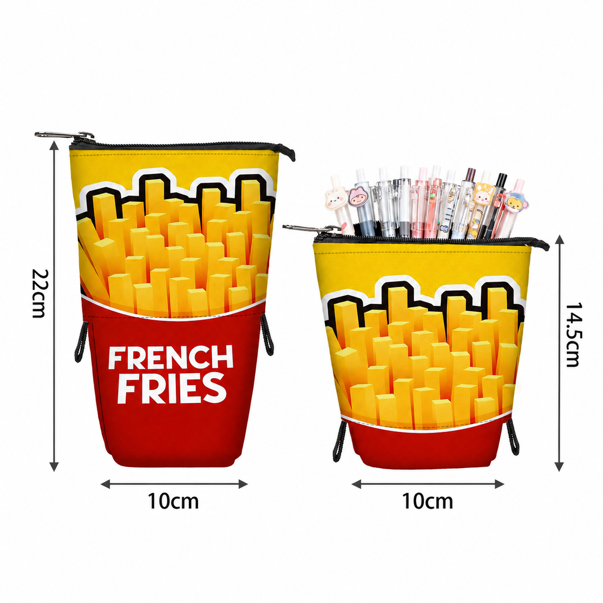 Transformable Standing Pencil Case - Snack Collection