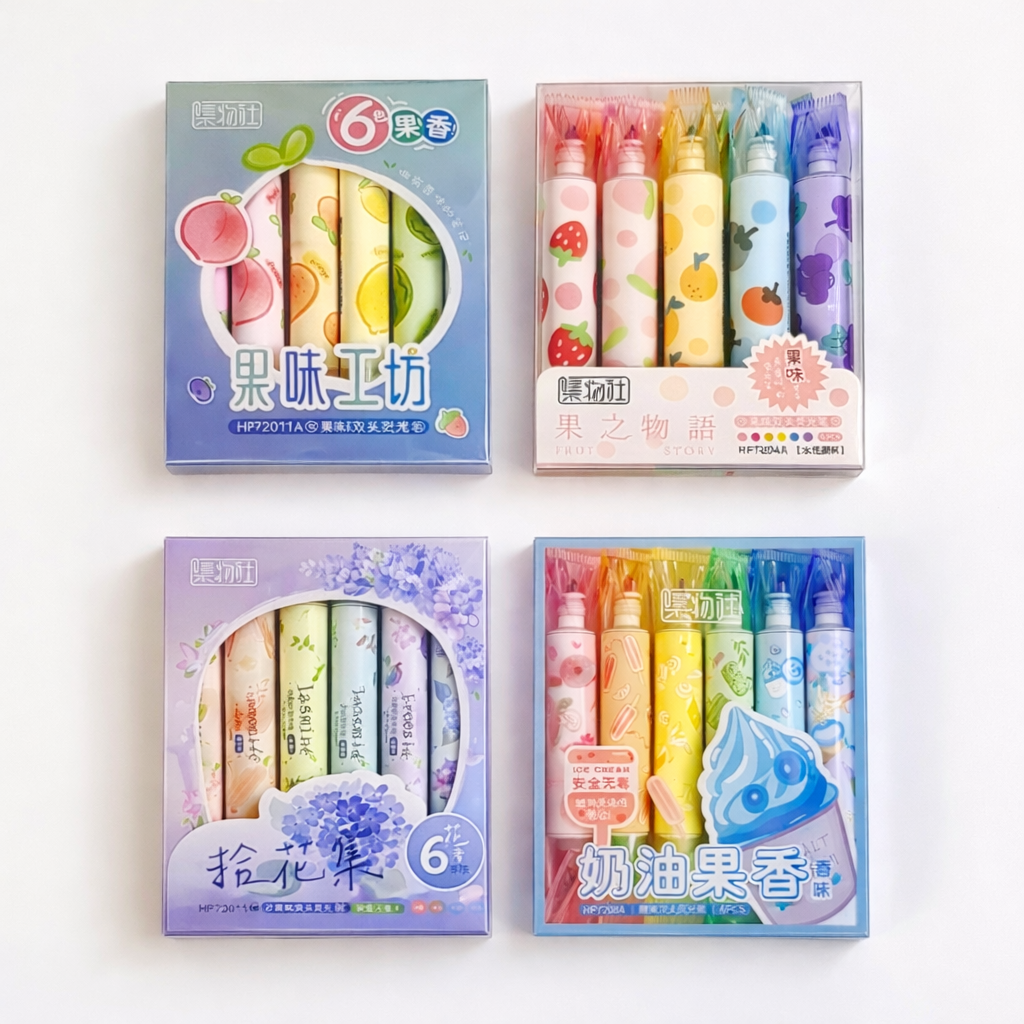 Scented Highlighter Set (6 pcs)