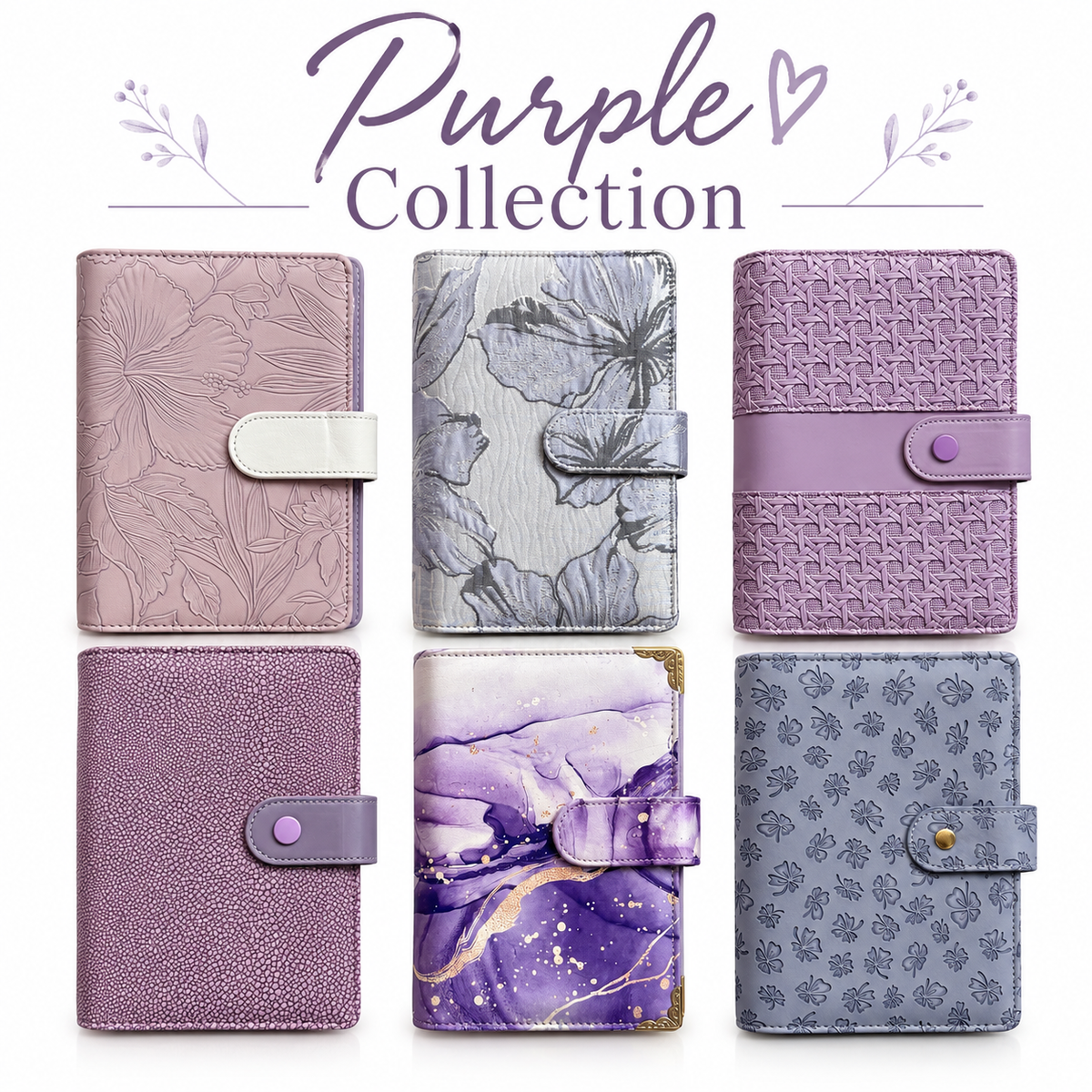 Purple Collection - A6 Ring Cover
