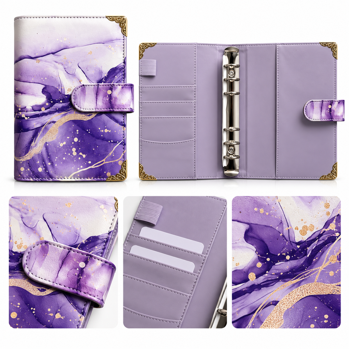 Purple Collection - A6 Ring Cover