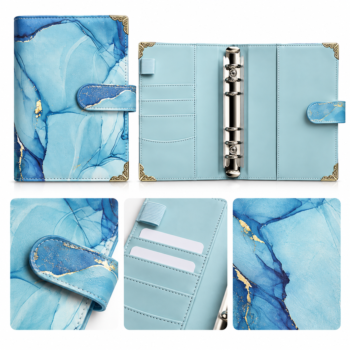 Blue Collection - A6 Ring Cover