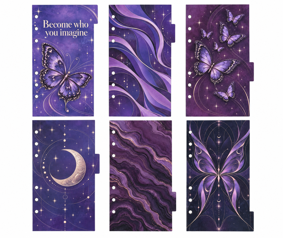 A6 Dividers – Designed by Katy K