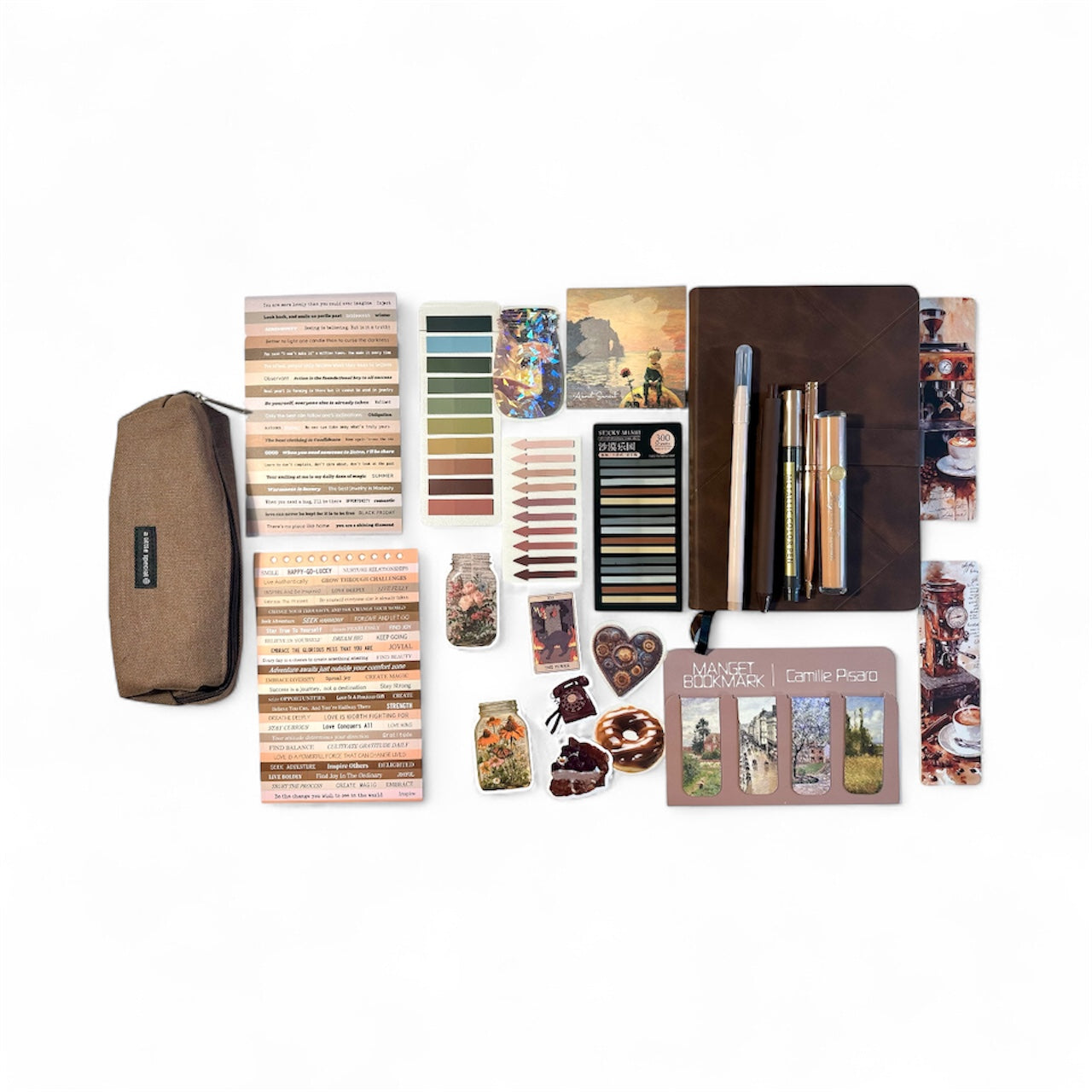 Chocolate Stationery Set – Cozy Autumn Tones