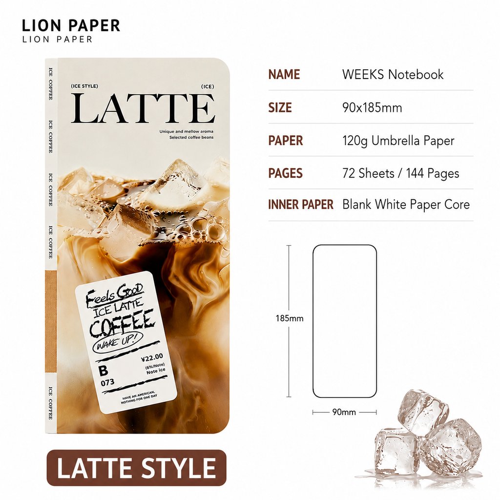 Ice Coffee Notebook