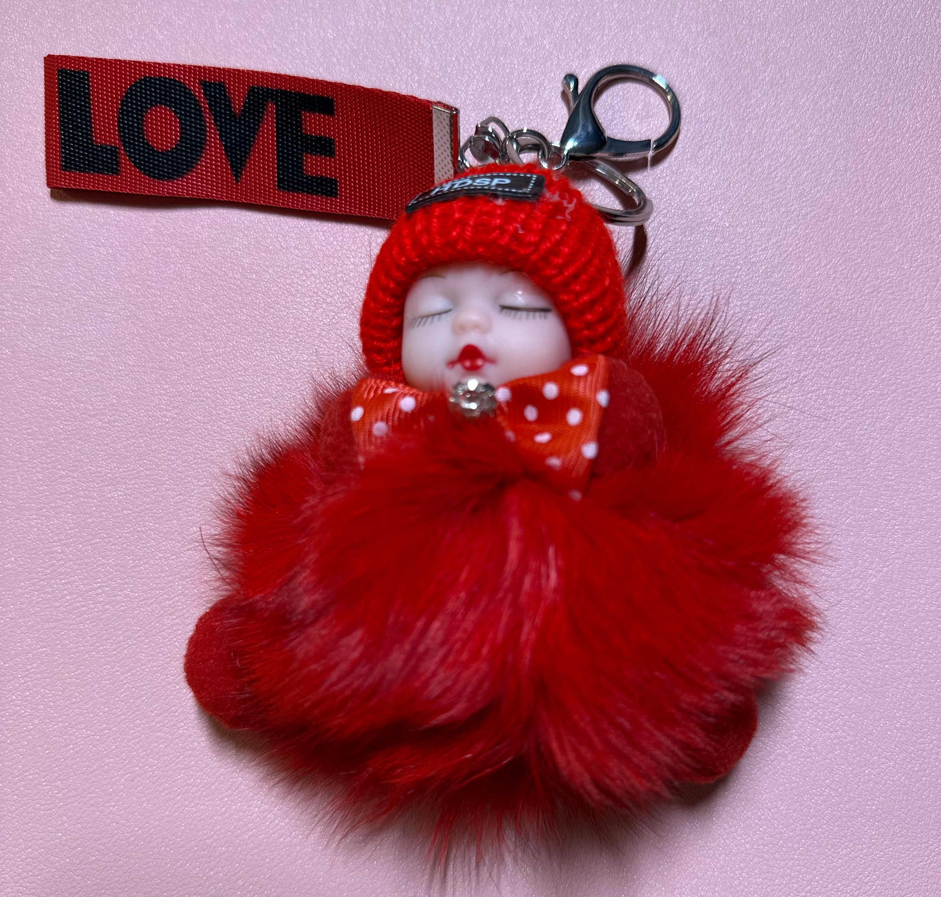 Keychain -  Fluffy Doll