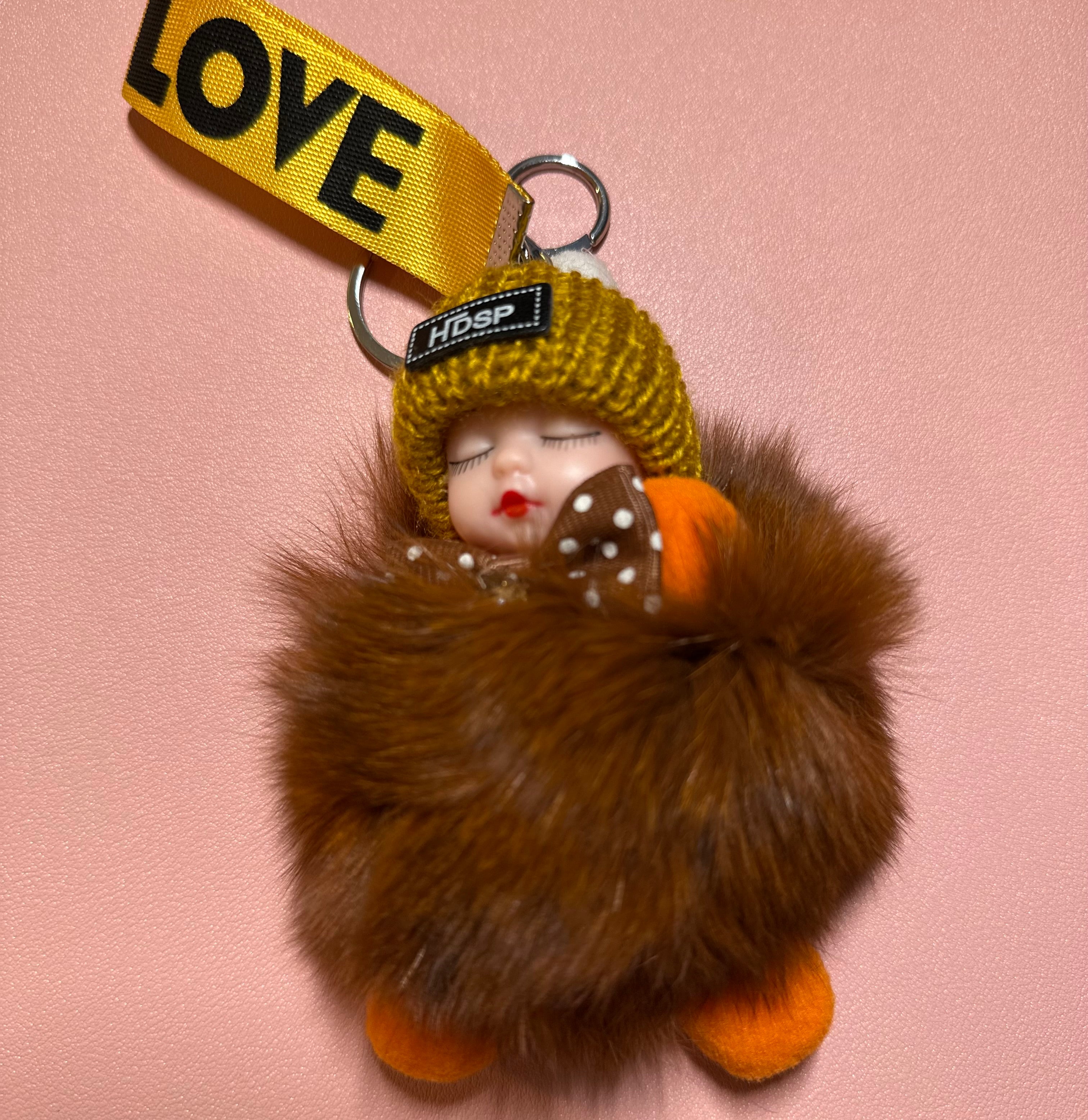 Keychain -  Fluffy Doll