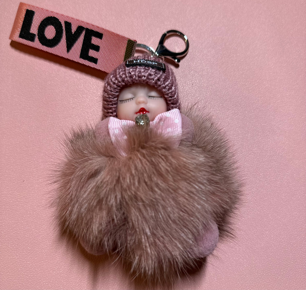 Keychain -  Fluffy Doll