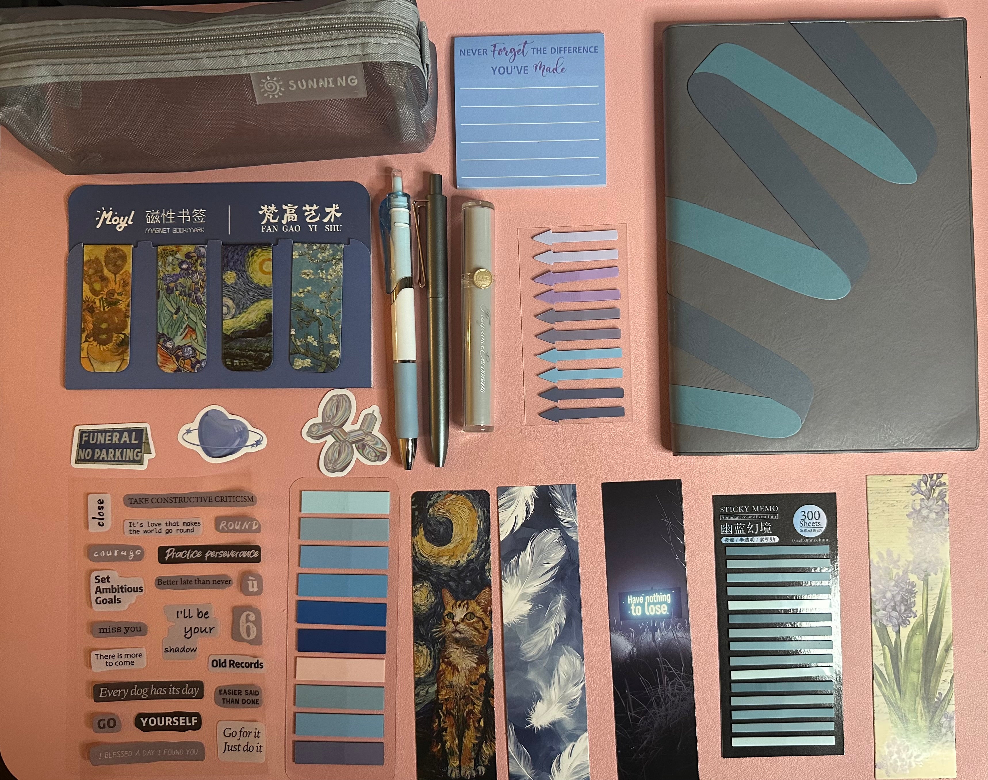 Midnight Sky Stationery Set