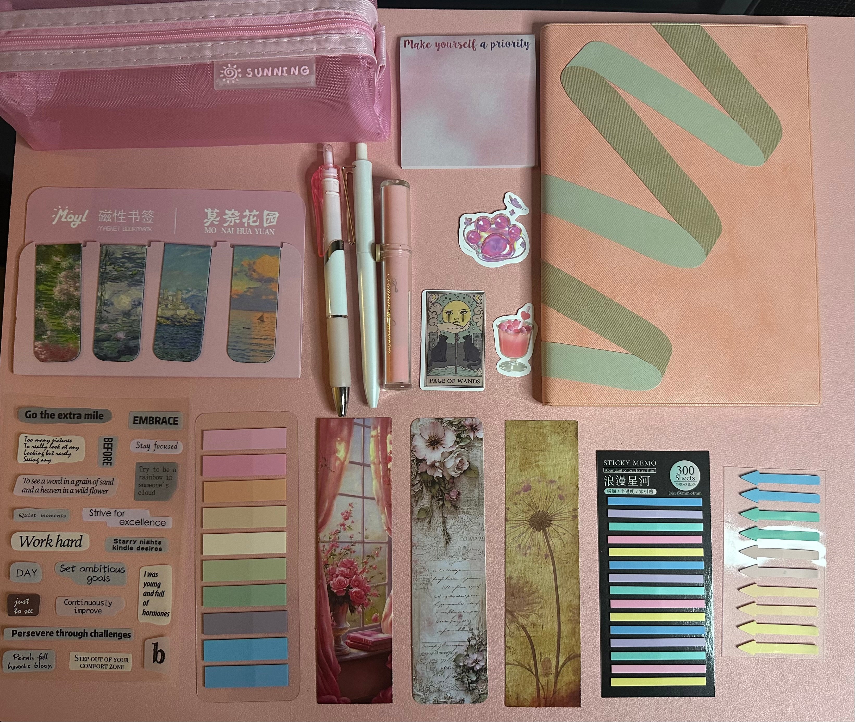 Blush Bloom Stationery Set