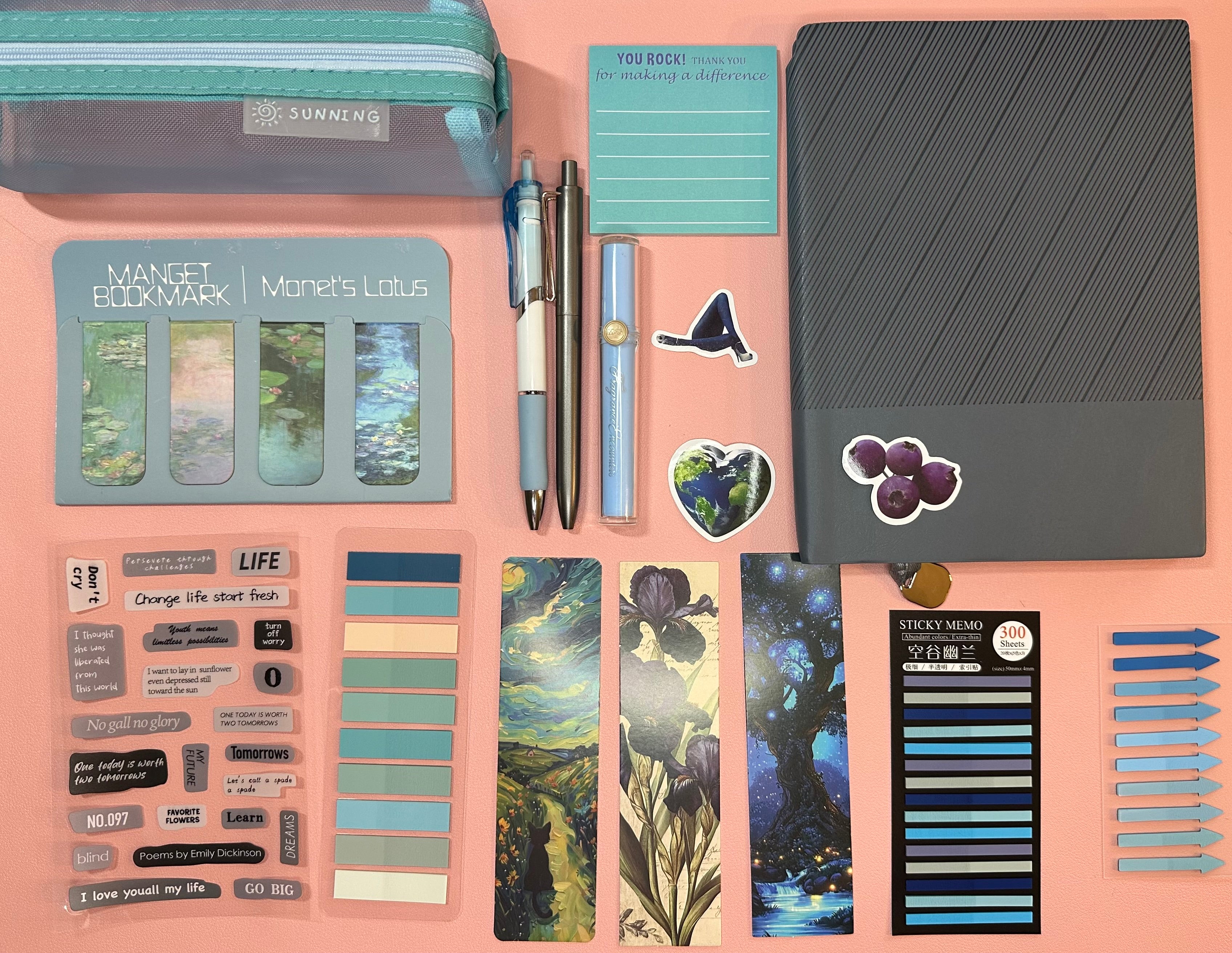 Lotus Pond Stationery Set