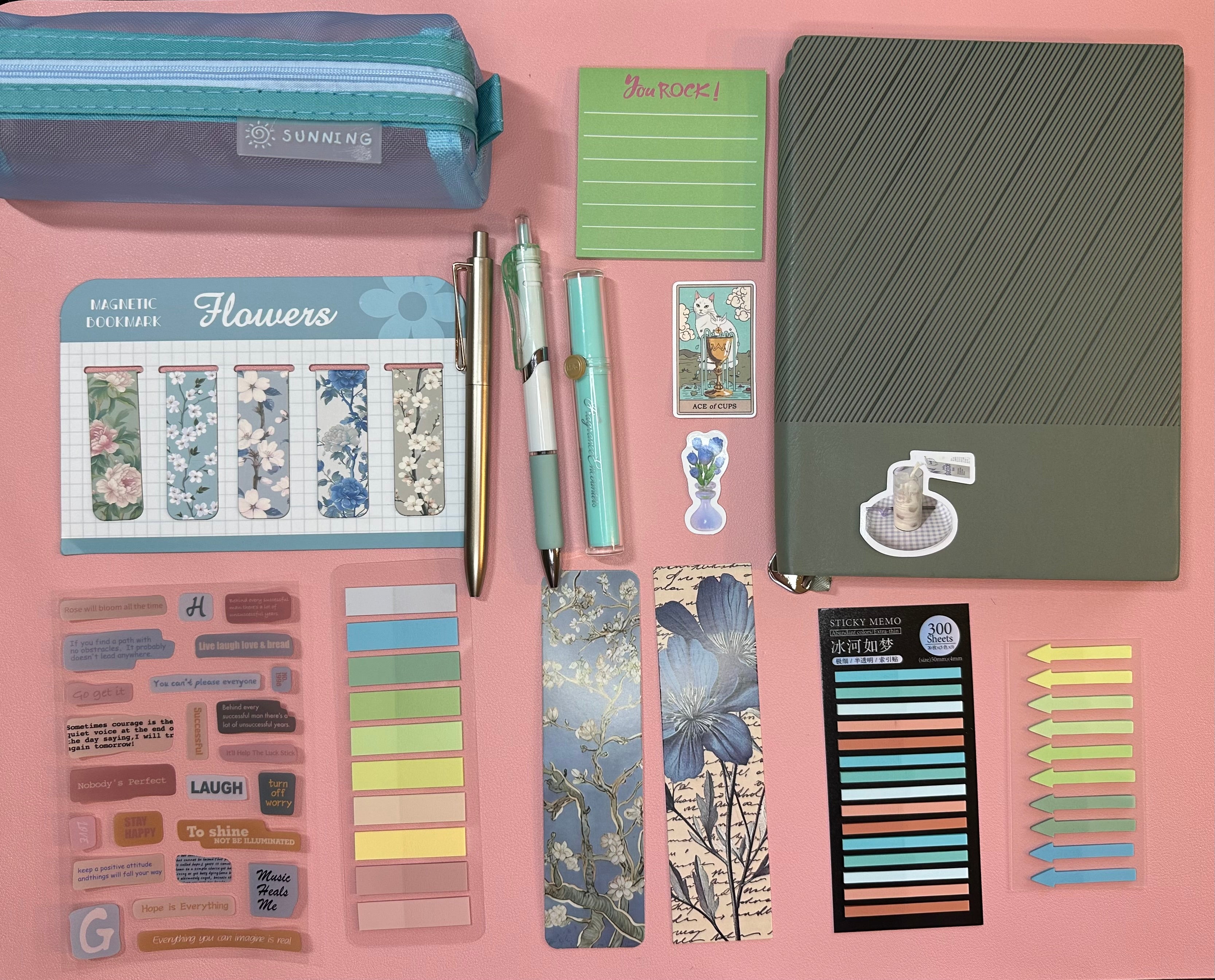 Pastel Bloom Stationery Set