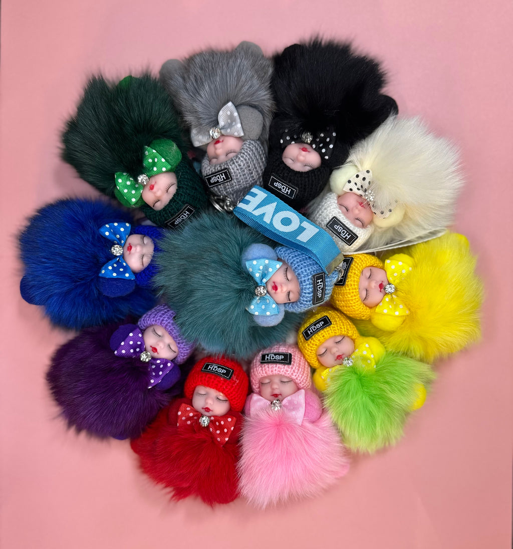 Keychain -  Fluffy Doll