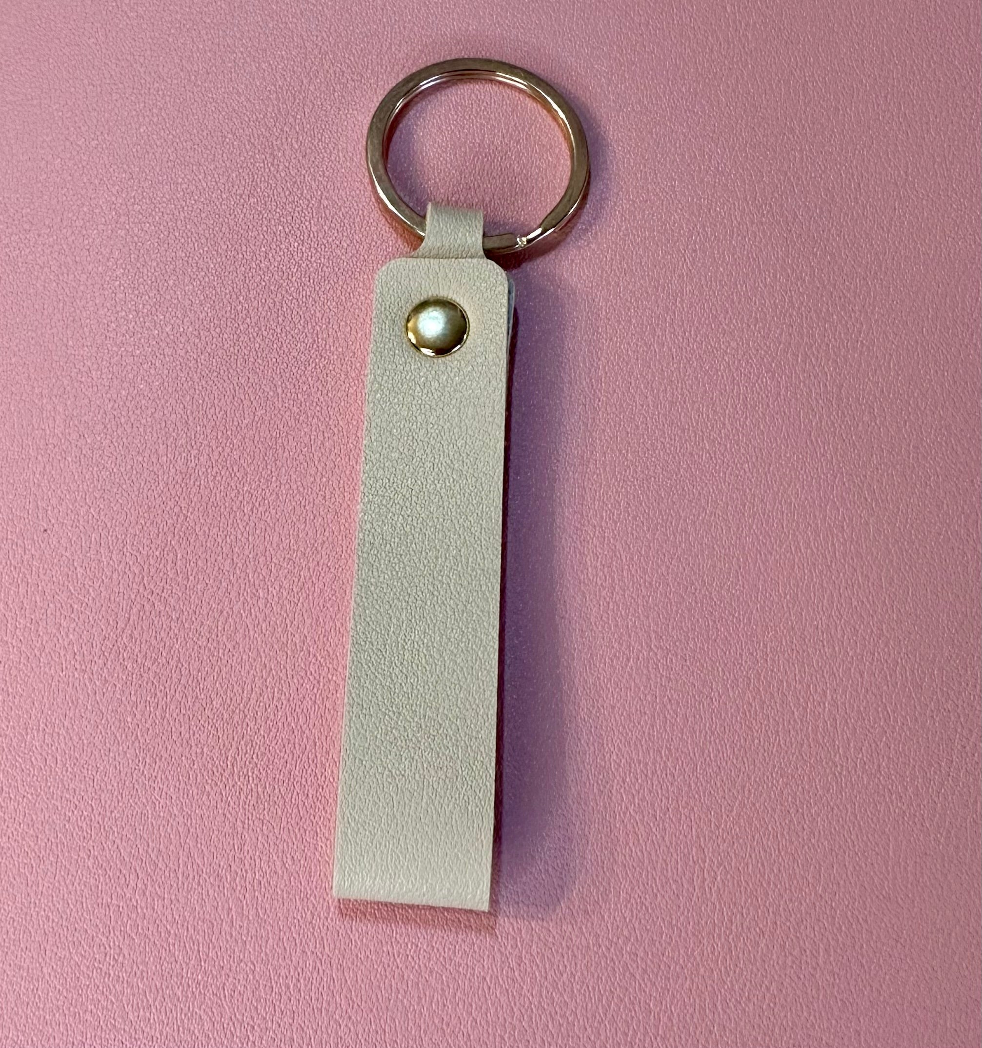 Leather keychain