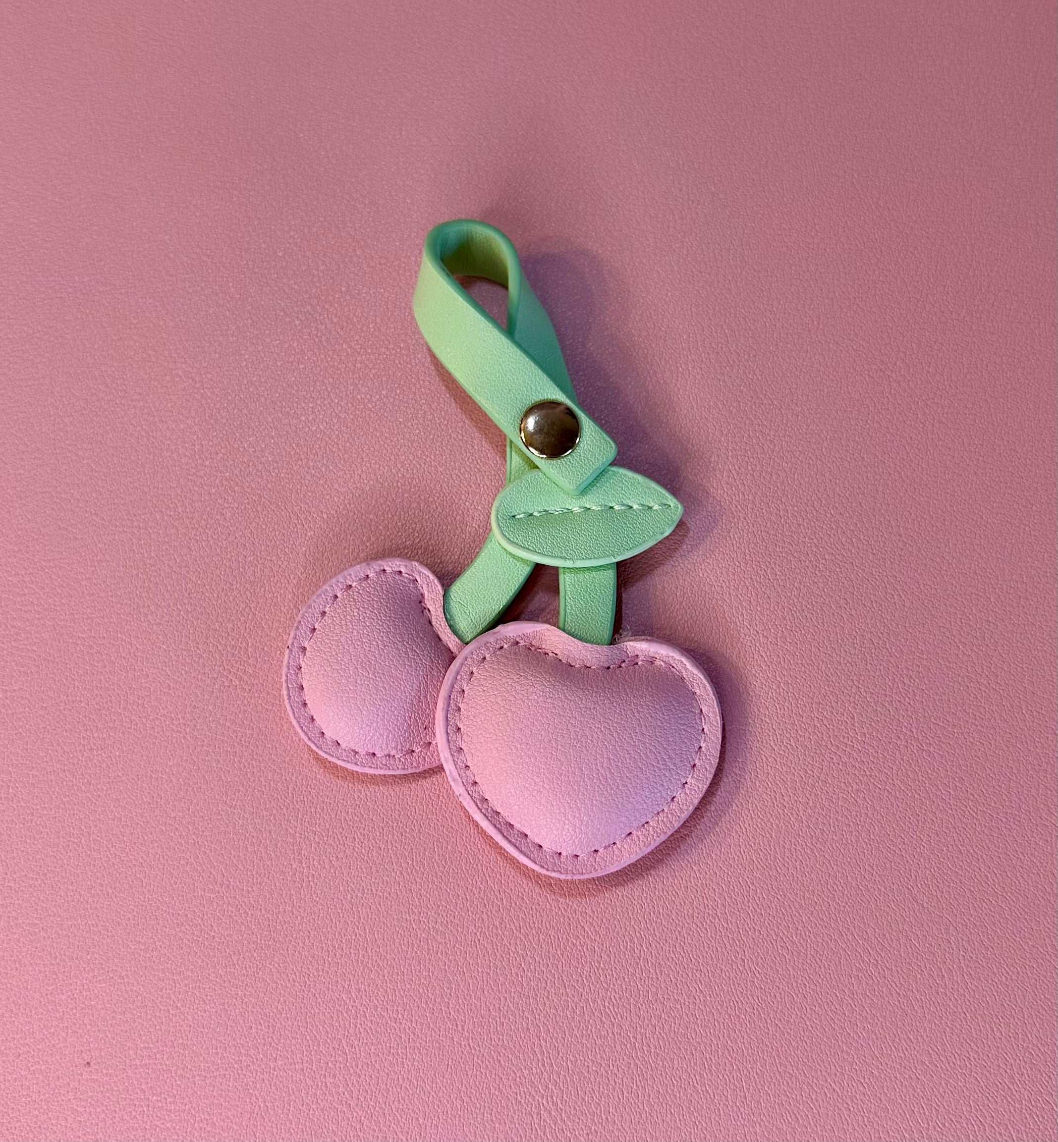 Cherry bag charm
