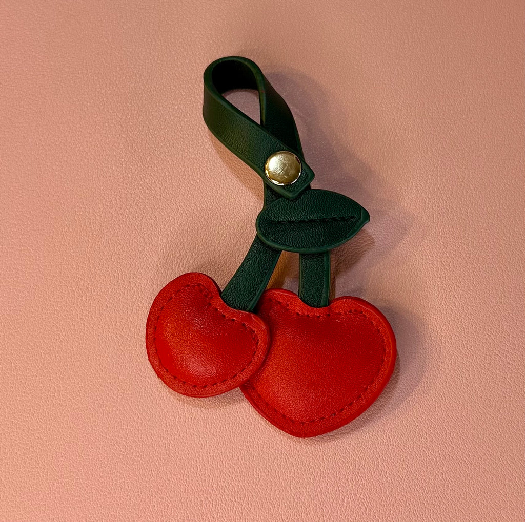 Cherry bag charm